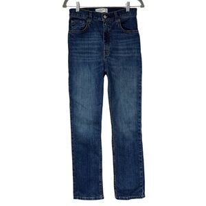 {A&F} "The '90s Straight Ultra High Rise" Stretch Denim Jeans